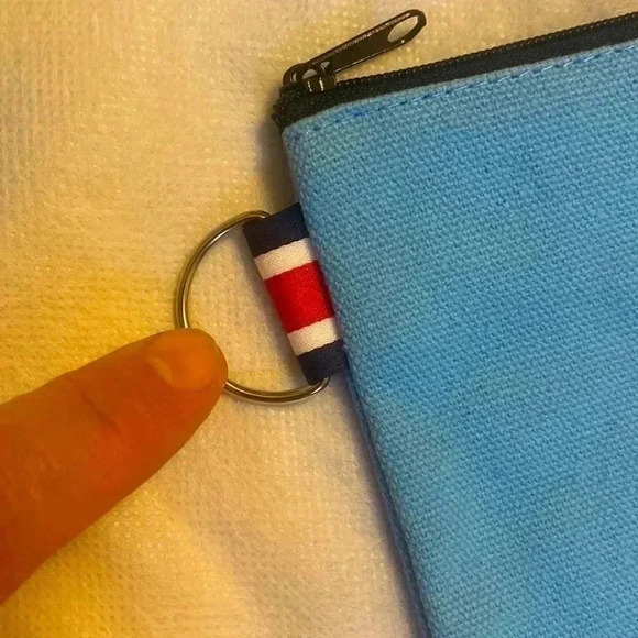 ROCK AND ROLL 🎸 WILL NEVER DIE patchwork  logo coin purse(neck purse) - Picture 6 of 6